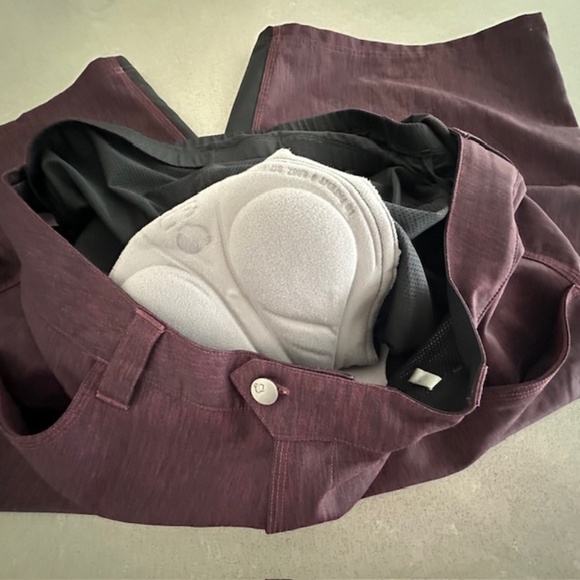 Men's Pearl Izumi XXL Cargo Padded Cycling Bike Shorts Maroon-Barely worn - Picture 12 of 12